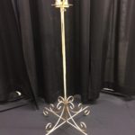 Single light aisle, comes in pair, available in brass or nickel
