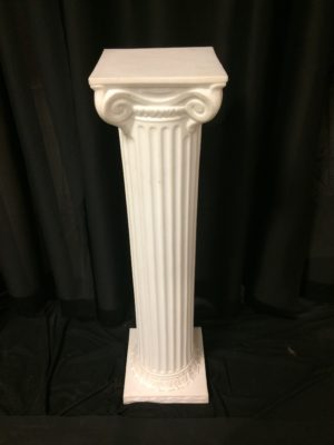 Column, white 40"